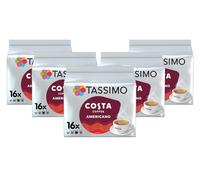 TASSIMO Costa Americano 16 T DISCs (Pack of 5, Total 80 T DISCs)
