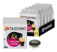 Tassimo Dosettes Café - L'OR Long Intense - 80 boissons (Lot de 5X16 T DISCs)