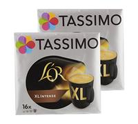 Tassimo L 'OR XL Intense, Café, Cápsulas, De café molido Brasa, 32 T de Discos