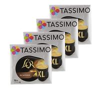 Tassimo L 'OR XL Intense, Café, Cápsulas, De café molido Brasa, 64 T de Discos