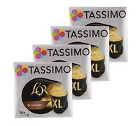 Tassimo L 'OR XL Intense, Café, Cápsulas, De café molido Brasa, 64 T de Discos