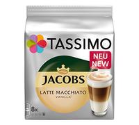 Tassimo Latte Macchiato Vanilla, Café con Leche, Café con Leche, Café Tostado molido, 80 T-Discs / 40 Porciones
