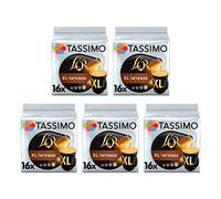 TASSIMO L'OR XL Intense - Cápsulas de café Intenso tamaño XL - 5 Paquetes de 16 cápsulas cada uno (80 Porciones)