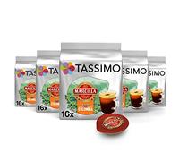 Tassimo Marcilla Café Colombia | 80 Cápsulas | 5 Packs de 16 Cápsulas compatibles con Cafetera Tassimo