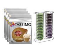 Tassimo Marcilla Cafe Con Leche 64 + Dispensador