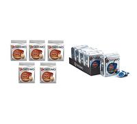 TASSIMO Marcilla Café Cortado - 5 paquetes de 16 cápsulas: Total 80 unidades & Marcilla Café Descafeinado - 5 paquetes de 16 cápsulas: Total 80 unidades
