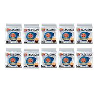 Tassimo Marcilla Café descafeinado Cápsulas de café- 10 paquetes (160 bebidas)