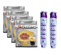 Tassimo Marcilla Café Largo 4 Packs +50 Vasos 210 ml
