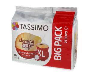 Tassimo | Morning Café Strong & Intense XL - 21 cápsulas para Tassimo