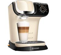 Tassimo My Way TAS6507 Cafetera de cápsulas Bosch, con filtro de agua, más de 70 bebidas, totalmente automática, fácil preparación, 1500 W, 1,3 litros, color crema