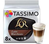 Tassimo T Discs L'OR Espresso Latte Macchiato (1 paquete, 16 discos T, 8 porciones)