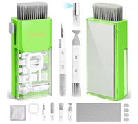 Tassmpitor Kit de limpieza de teclado de pantalla de laptop, herramienta de limpieza electrónica todo en 1 para MacBook iPad iPhone Pro teléfono celular, herramienta de cepillo para tablet,