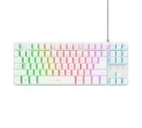 Tastatura Trust GXT833W Thado TKL, alb "TR-25894" (timbru verde 0.8 lei)