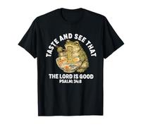 Taste and See That The Lord Is Good Salmo 34:8 Versículo de la Biblia Camiseta