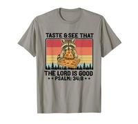 Taste and See That The Lord Is Good Salmo 34:8 Versículo de la Biblia Camiseta