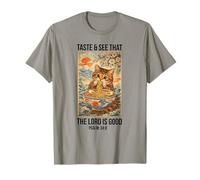 Taste and See That The Lord Is Good Salmo 34:8 Versículo de la Biblia Camiseta