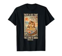 Taste and See That The Lord Is Good Salmo 34:8 Versículo de la Biblia Camiseta