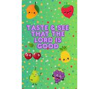 Taste & See - Kawaii Fruit-Themed Lined Journal | Psalm 34:8