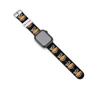 Taste The Biscuit - Correa de reloj compatible con Apple Watch, correas de silicona de repuesto, 42mm/44mm, Silicona, Sin piedra preciosa