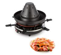 Taste Volcano 1500W Sombrero Tártaro 6 Personas Negro