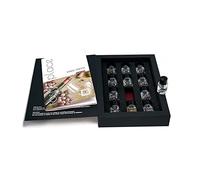 TASTERPLACE Set de aromas de vino tinto - versión en español - para sommeliers - para amantes del vino - herramienta de degustación.