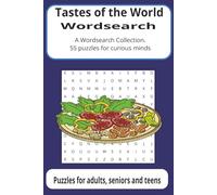 Tastes of the World Wordsearch: Foods from all around the world, spices, exotic tastes, fruit, meat and vegetables (First series Ferdie)