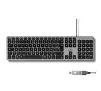 Tastiera Cablata - Bluestork - Kb Mac - Azerty - Compatibile Con Mac - Nero