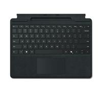 Microsoft Surface Pro Signature Keyboard - Tastatur - mit Beschleunigungsmesser, Touchpad, Surface Slim Pen 2 Ablage- und Ladeschale - QWERTZ - Deutsch - Schwarz - für Surface Pro 10, Pro 8, Pro 9, P