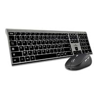 Tastiera + Mouse - Bluestork - Wireless - Grapheme - Nero - PacK-WL-PC-Bk / fr