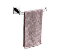 TASTOS Toallero de Mano de Acero Inoxidable, Anillo Cuadrado para Toalla de Mano, Resistente montado en la Pared, Barra de Toalla de Mano Moderna para baño, Cocina, Cromo Pulido