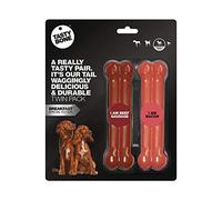 Tasty Bone Twin Pack Salchicha Ternera Bacon Small
