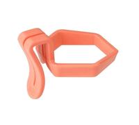 Tasty Soporte para cucharas de cocina de material resistente al calor, apto para lavavajillas, ideal para cocinas modernas, marrón, 6,7 x 5,2 x 4,8 cm, color albaricoque
