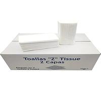 Tasul Caja de 20 paquetes de Toallitas Z Tissue o toallas Zig Zag secamanos