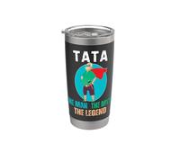 Tata The Man The Myth The Legend - Hispanic Grandpa Vaso térmico de acero inoxidable de doble pared