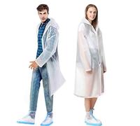 TATAFUN Chubasquero Impermeable EVA Poncho de Lluvia Reutilizable Sobretodo Camping para Senderismo Ciclismo Unisex