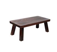 Tatami Coffee Table Tatami Small Table Wooden Coffee Table Balcony SmallCoffee Tea Sofa Side Table Family Living Room Coffee Tables (Color : Black Red Size : 60x29.5x19.5cm) (Black Red 69x35x25cm)