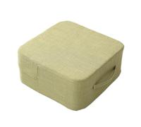 Tatami Floor Seat Cushion - Washable Cotton Linen Pad, Thick Meditation Mat | Portable Yoga Ejercise Sitting Comfort Pad Cushion, Japanese Style Square Floor Seating Support For Home Living Room