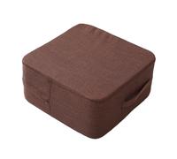 Tatami Floor Seat Cushion - Washable Cotton Linen Pad, Thick Meditation Mat | Portable Yoga Ejercise Sitting Comfort Pad Cushion, Japanese Style Square Floor Seating Support For Home Living Room