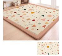 Tatami Mat - Alfombra de espuma viscoelástica para niños y sala de juegos, alfombra acolchada grande para sala de estar, dormitorio y guardería