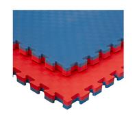 Tatami Puzzle reversible Kinefis Azul- Rojo (grosor 40 mm y textura cinco líneas)