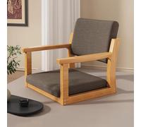 Tatami - Sillón acolchado de madera, sin patas, para leer y meditar en la sala de estar o balcón