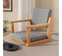 Tatami - Sillón acolchado de madera, sin patas, para leer y meditar en la sala de estar o balcón