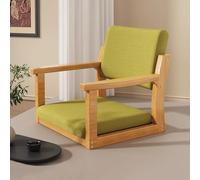 Tatami - Sillón acolchado de madera, sin patas, para leer y meditar en la sala de estar o balcón