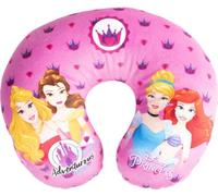 Tataway - Almohada de Viaje Disney Princesa | Exterior Poliéster | Relleno de Perlas de Poliestireno | Gráficos, Rosa, Talla Única, Poliéster