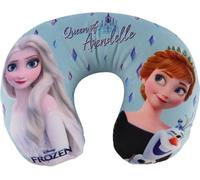 Tataway Almohada de Viaje Frozen Ice, Soporte para el Cuello Suave y cómodo con diseño de Disney Frozen, niños en Coche o avión