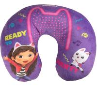 Tataway Almohada de Viaje Infantil Gabby's Dollhouse, Almohada Cervical ergonómica en Forma de U para Coches y Viajes, Tela Suave con Personajes de Gabby y diseño Colorido para Mayor Comodidad