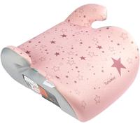 Asiento trasero de coche Tataway i-Size ECE R129/03. Elevador de seguridad para niños con una altura de 125 a 150 cm. Asiento para niños con diseño de estrellas en forma de ascensor sobre fondo