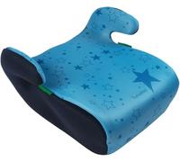 Asiento trasero de coche Tataway i-Size ECE R129/03. Elevador de seguridad para niños con una altura de 126 a 150 cm. Asiento para niños con estampado de estrellas sobre fondo azul, con diseño de