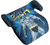 Asiento de coche Tataway DC Comics Batman i-Size ECE R129/03 con respaldo para niños de 126 a 150 cm. Asiento elevador seguro con gráficos de Batman sobre asiento azul, cómodo y fácil de instalar