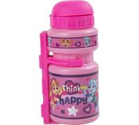 TataWay - Botella de Bicicleta Niña | Cantimplora Universal | Montaje con Bridas | Seguro e Higiénico, Fucsia, 350 ml, Plástico